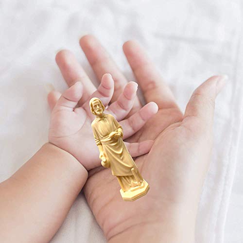 Estatuas mini de San José de 3.5 pulgadas pack de 10 miniatura 5