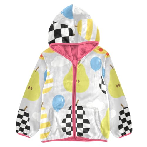 GuoChe Cute Pear Kid Fleece Jacket