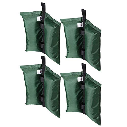 HeyJiaYu 4 pcs Weighted Sand Bags Umbrella Base Weights Outdoor Fillable Sand Bags for Weight 4 Packs Weatherproof Patio Furniture Weights