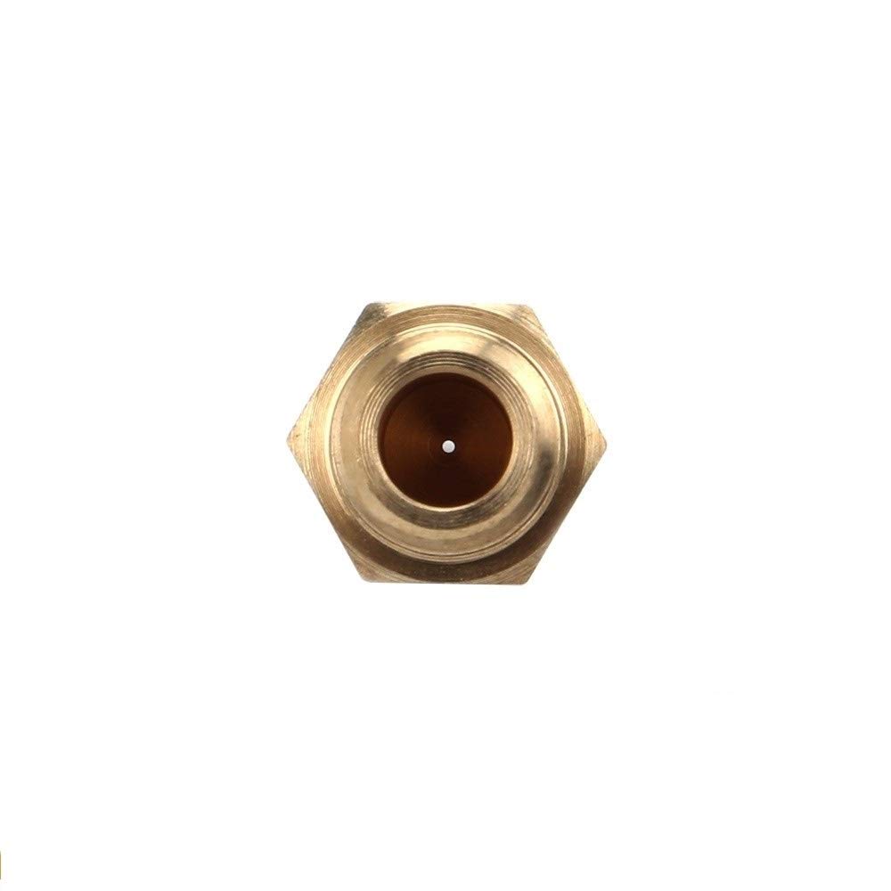 Druckerteile 200pcs Messing MK10 Düse für Hotend Kit Mk10 Messing Düse M7 3D Drucker Kit für Makerbot 3D Drucker Teile Ersatzteile (Größe : 0.3MM) (Size : 0.3MM)