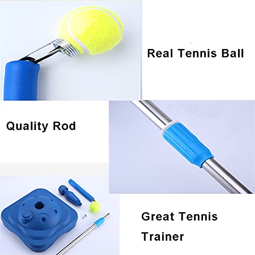 Tennis Trainingsapparatuur, Tennis Trainer Hit Oefening Hulp Racket Practice Sparring-apparaat voor tennisliefhebbers - Image 7