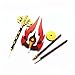 KAROYD Genshin Cosplay Weapon Outfit, 200cm Genshin Impact Hu Tao ZhongLi Staff of Homa Cosplay Polearms Detachable Spear Weapon Cosplay Outfit