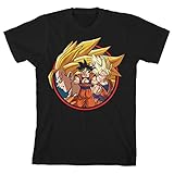 Dragon Ball Super Goku Group Art Youth Black T-Shirt