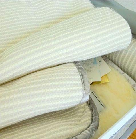 別格◎新タグ付 京都西川 ボア厚手 ローズメリノ毛布ミンク敷パッド 日本