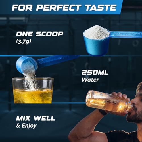 Image of Wellcore Pure Micronised Creatine Powder With Shaker (83 Servings, Tropical Tango) For Enhanced Muscle Strength With Rapid Absorption | Creatine Monohydrate | Wellcore Creatine Flavoured - 307g