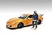 American Diorama Car Meet 1 Figure IV, Blue 76380 - 1/24 Scale Figurine - Diorama Accessory