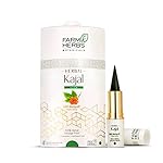 Farmherbs 100% Herbal Kajal Stick for Adults - Olive wax based, certified Lead-free, irritation-free, synthetic chemical-free, waterproof with advanced herbal technology by renowned eyecare institute