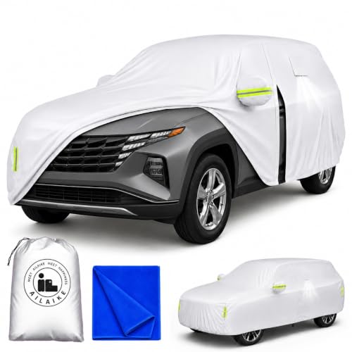 Image of Car Cover Waterproof All Weather Custom Fit for Hyundai Tucson.