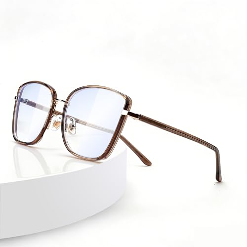 DOERAYMI Blue Light Glasses-Fashion Square Eyeglasses,Anti UV Ray & Blue