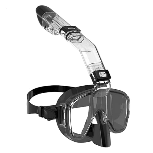Equipo de esnórquel para adultos, equipo de buceo antivaho, gafas de natación, equipo de buceo, soporte de cámara desmontable, respiración mejorada