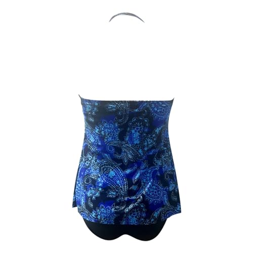 Traje de baño dividido de mujer biquini cómodo con estampado cuadrado 4