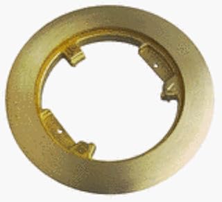 6-1/4 in. Round Brass Carpet Flange