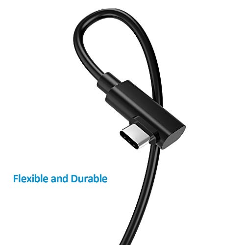 Easy Hood Usb C To Usb C Cable Compatible For Oculus Quest/Quest 2 / Oculus Link Vr Headset, Right Angle Type C High Speed Data Transfer & Fast Charging Cord, Usb3.2 Gen1 5Gbps/3A 16Ft #TOP3