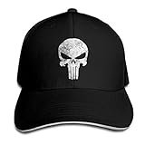 [339] 野球キャップ 2018 ファッション男性帽子パニッシャー頭蓋骨グランジ