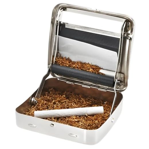 MINGZE Machine à Rouler la Cigarette, Boîte à Rouler Automatique de Fabricant de Rouleau de Cigarette pour Le Cas de roulement et de Stockage de Cigarette semi-automatique