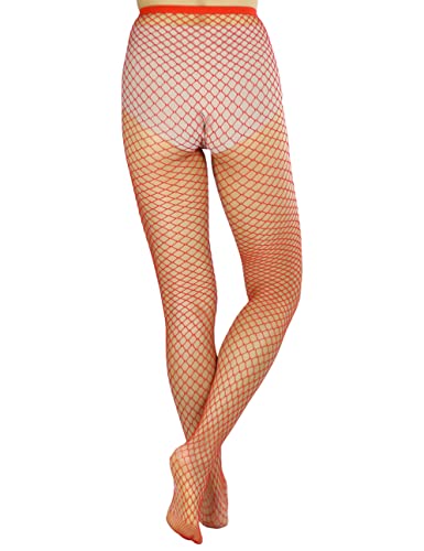 Image of Lastclream High Waisted Fishnet Tights for Women Sexy Fishnets Stockings Full Footed Fishnet Sheer Pantyhose Plus Size