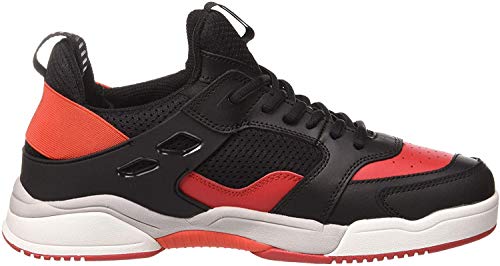 Image of Globe Men's Skateboarding Shoes, Black Black Red 10036, 7.5 UK