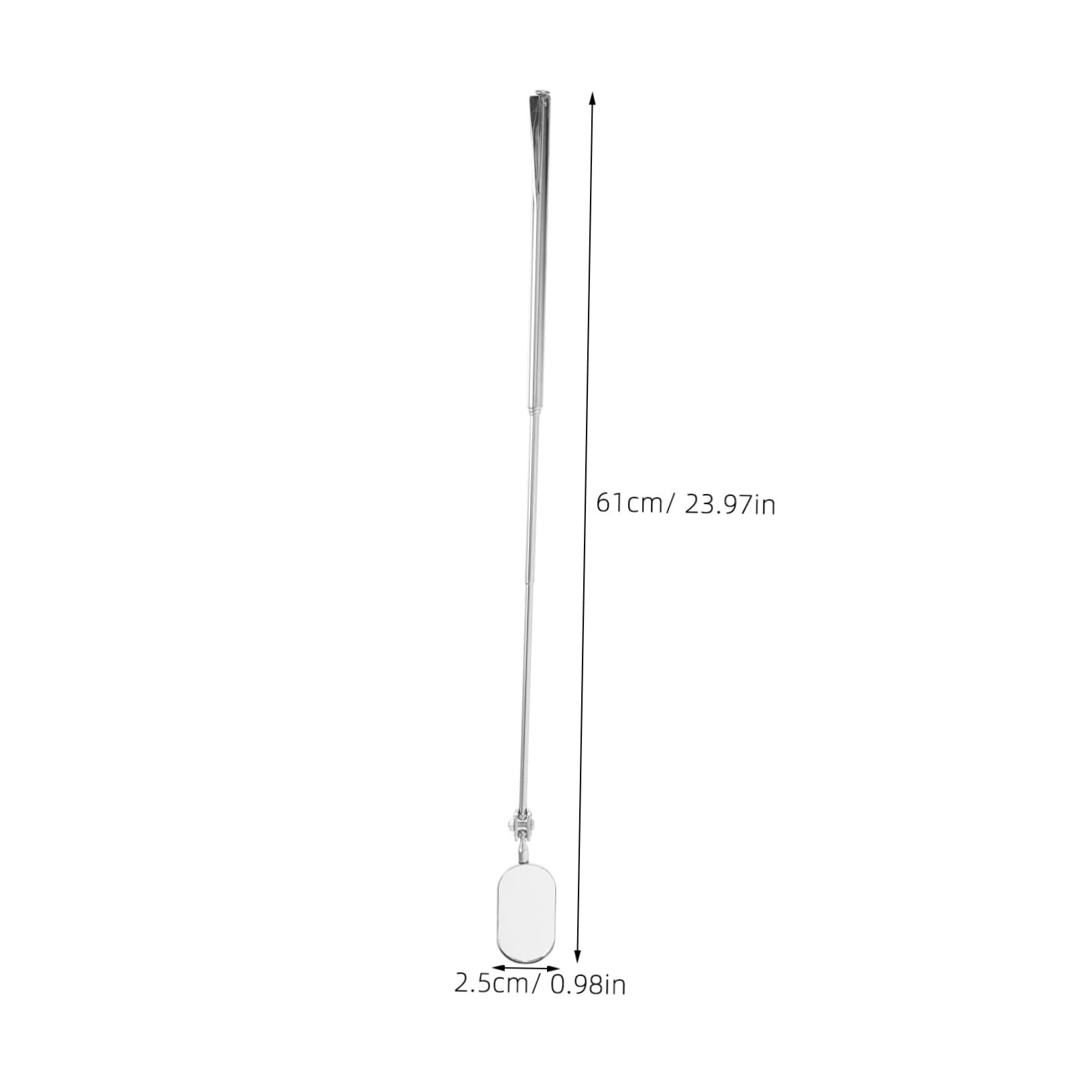 KICHOUSE Extendable Mechanics Inspection Mirror Telescoping Car Repair Tool Portable House Inspection Tool