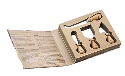 Pradel Excellence - L2281 - Service à Fromage 4 Pièces, Manches bois