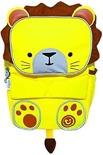 Trunki Toddler's Backpack  Hi-Viz Little Childrens Pre School Rucksack - ToddlePak Leeroy Lion (Yellow), 27 cm