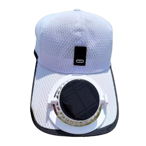 Gorra con Ventilador | Enfriador Recargable con Protección UV | Protección Solar UV para Verano,para Playa Golf Senderismo Viajes Jardinería Construcción Verano