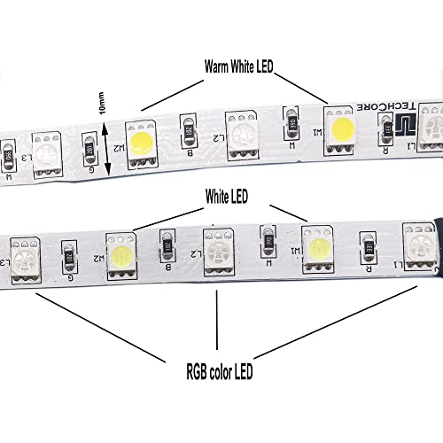 Tira LED flexible 5M 300 LEDs 12V 24V 5050 RGBWW miniatura 3