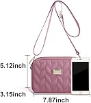 Crossbody Bag for Women Small Cell Phone Purse Quilted Shoulder Bag Wallet For Gilrs