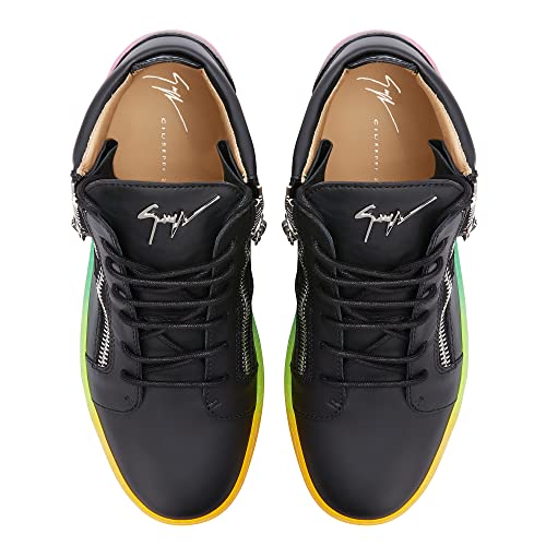 Kriss Multicoloured Rubber Sole Mid-Top Men's Sneakers3