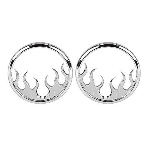 Cubierta delantera de parrilla para parlante moto cromada