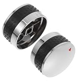 Pomelli per Barbecue a Gas 2 Pezzi Argento, Foro Interno 8mm