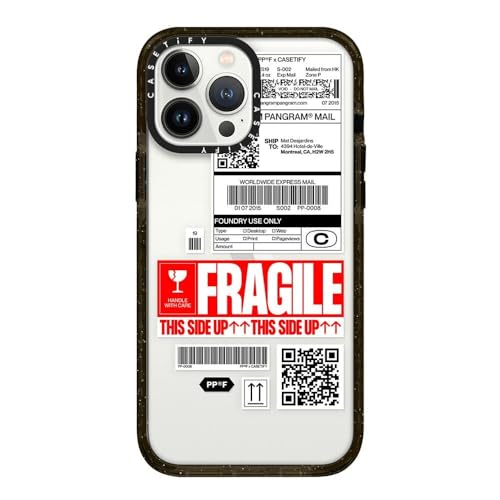 CASETiFY �C���p�N�g�P�[�X iPhone 13 Pro Max - PP-0008 - �N���A �u���b�N