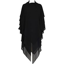 Khimar Long Scarf Muslim Prayer Hijab Women Islamic Headscarf Niqab Burqa Jilbab 01# Black