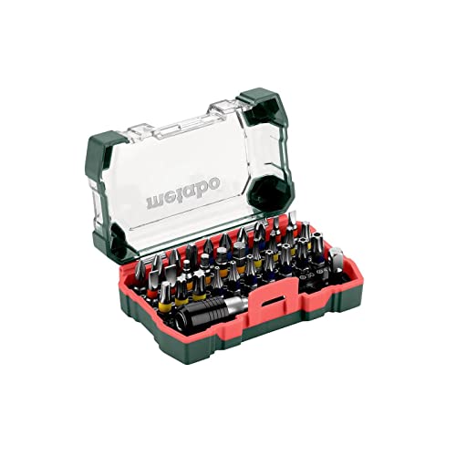 Metabo Bit-Box SP 32-teilig (inkl. Stecknussadapter + Schnellwechselbithalter, Chrom-Vanadium-Stahl, Bit-Set) 626700000., 14.1
