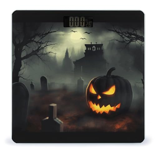 Báscula digital Halloween Horror para baño 400 lb miniatura 1