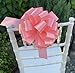 Large Rose Petal Pink Bows - 9" Wide, Set of 6, Easter, Spring, Mother's Day, Baby Shower, Gift Bows, Gender Reveal, Birthday, Presents, Breast Cancer Awareness, Anniversary, Valentine's Day, Office
