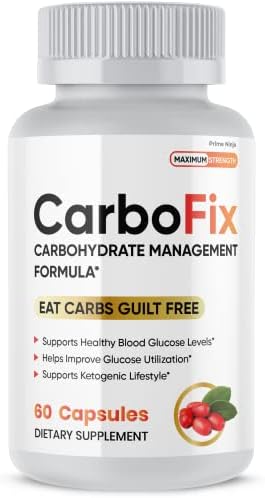 Prime Ninja Carbofix Pills, Maximum Strength, Official Carbo Fix (1)