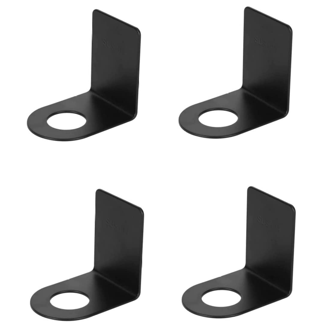 Tsawntd Soap Bottle Dispenser Holder Wall Mounted Pump Sanitizer Hanging Rack Bathroom Shampoo Shelf 4PCS sanitizer hanging rack wall shampoo holder dispenser