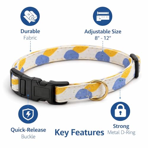 Image of Emily Pets Cat Collar Breakaway for Cats, Boy & Girl Cat Collars Kitten Collar Break Away Collar for Cats - Breakaway Cat Collar (Color May Vary, 1 Piece)