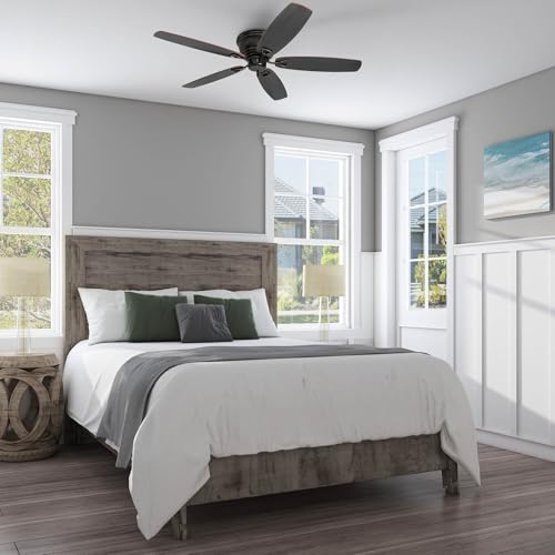 Honeywell Glen Alden 52 Inch Flush Mount Ceiling Fan, Oil Rubbed Bronze - image 9