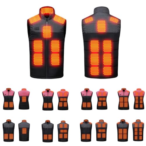 Heated Vest Women Heated Vest for Men Lightweight Puffer Jacket Women Sleeveless USB Electric Warming Winter Outwear