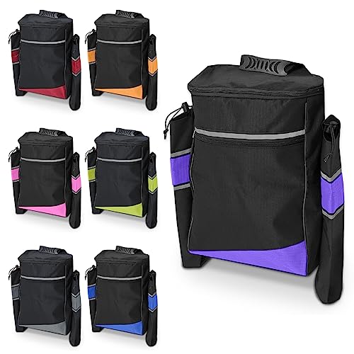 Biscay Sac de béquille – Violet | Sacs pour fauteuil roulant et scooter de mobilité Accessoires pour scooter de mobilité