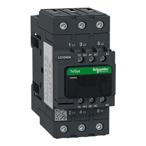 SCHNEIDER ELECTRIC LC1D40AG7 -Square D 120v 3P 40AMP IEC CONTACTOR miniatura 1