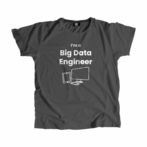 T-shirt Big Data Engineer anthracite fini les vêtements de geek sans style