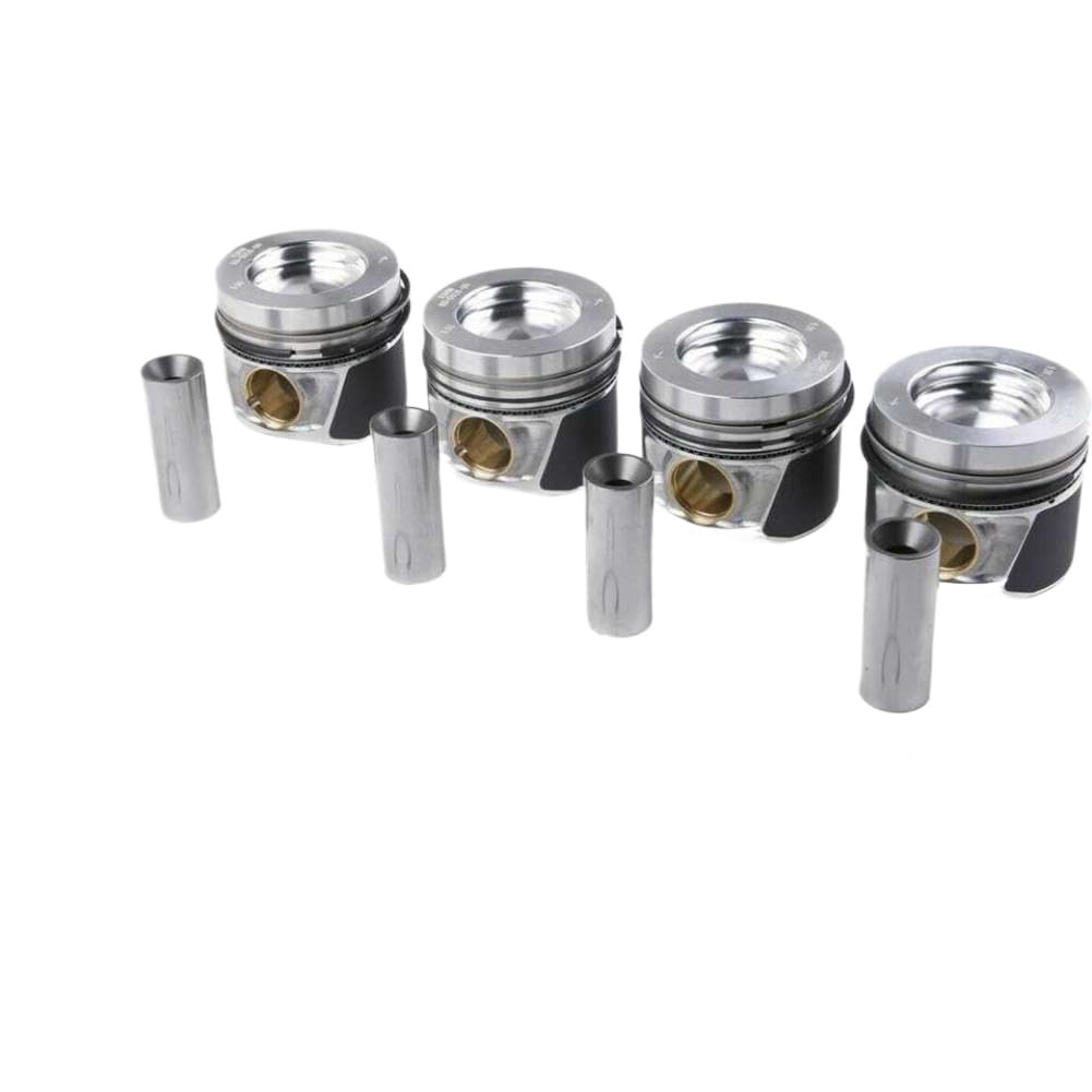 Jeu de pistons et d'anneaux 03L107065M 03L198151C pour moteurs 2.0 TDI CJAA compatibles avec Transporter Beetle (voiture) (voiture) A3