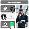 Blackview Smartwatch Herren Damen, 1,47'' Farbdisplay, Fitnessuhr mit Wasserdicht, Fitness Tracker mit Schrittzähler Schlafmonitor Herzfrequenz, Sportuhr mit Rechte Taste, Smart Watch für Android iOS