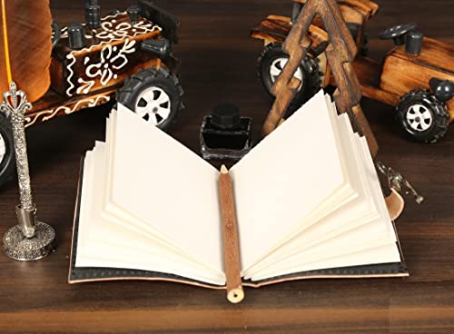 DI-KRAFT Leather Find Joy In The Journey Printed Blank Pages Journal Diary For Personal & Office Use Planner Blank Diary (7 X 5 Inch), 200 Pages - Image 6