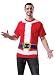 Rubie's Men's Clausplay Santa T-Shirt