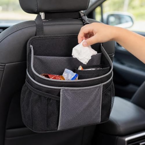 Bolsa Plegable para Asiento Coche - Almacenamiento de Accesorios 5