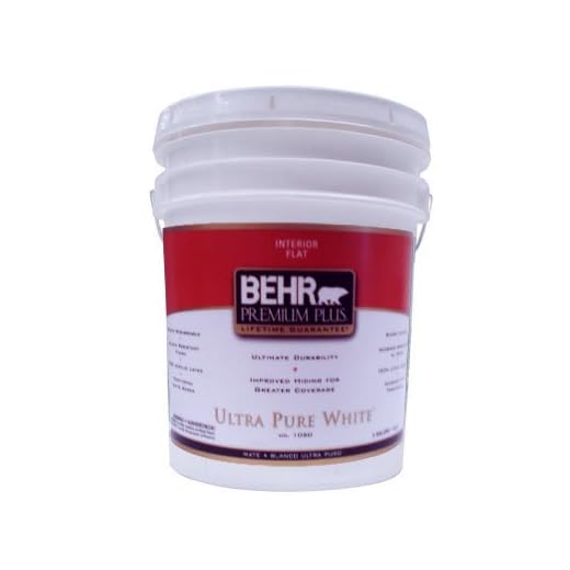 23 Trending Kitchen Paint Colors to Elevate Your Space 2 BEHR PREMIUM PLUS 5 gal. Ultra Pure White Flat Low Odor Interior Paint & Primer 105005