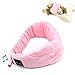 Produktbild HUO FEI NIAO Schlaf Augenmaske, drahtlose Bluetooth-Musik 4.0 Headset, eingebauter Lautsprecher Mikrofon Abschattungsmaske, Männer und Frauen Reisen zum Entspannen (Farbe : Pink)